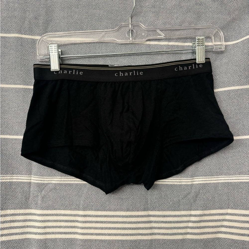 Charlie by Matthew Zink. Classic Trunk. Black. Cotton/Elastane blend. Size M.